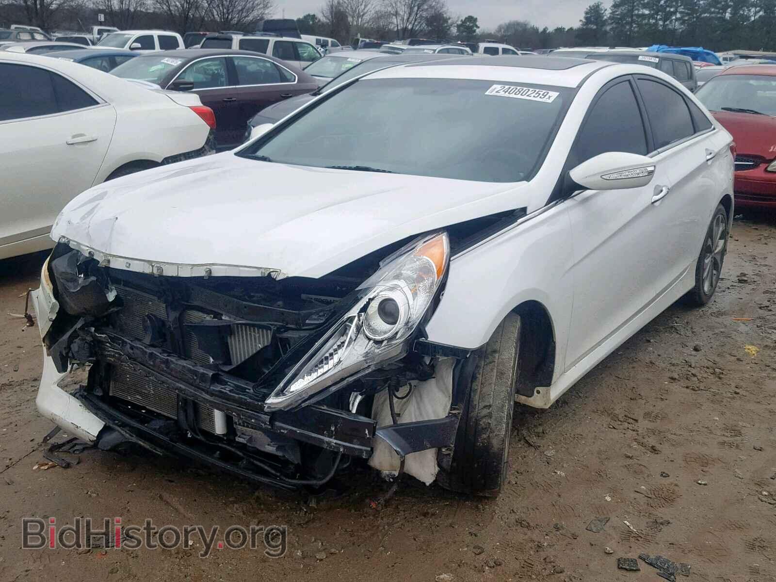2014 HYUNDAI SONATA - VIN: 5NPEC4AB5EH845716 - Фото 2