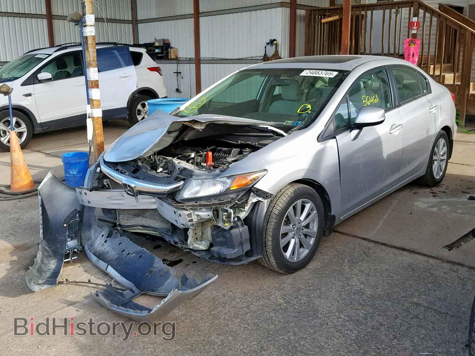 2012 HONDA CIVIC - VIN: 2HGFB2F83CH319195 - Фото 2