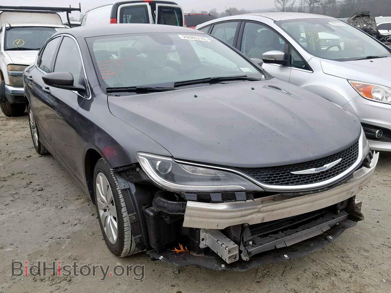 Фотография 1C3CCCFB3GN185726 - CHRYSLER 200 2016