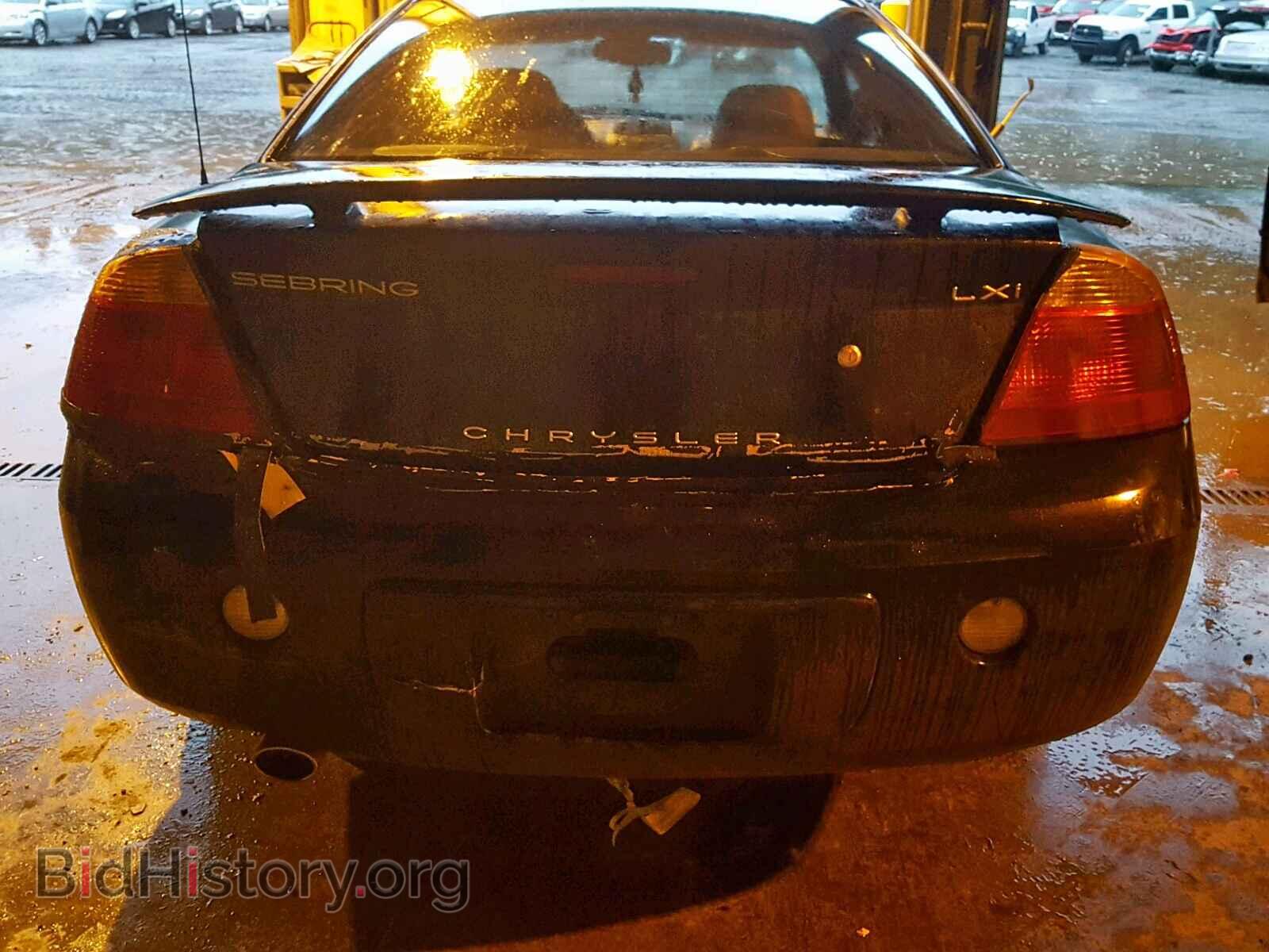 2002 CHRYSLER SEBRING - VIN: 4C3AG52H82E092628 - Фото 9