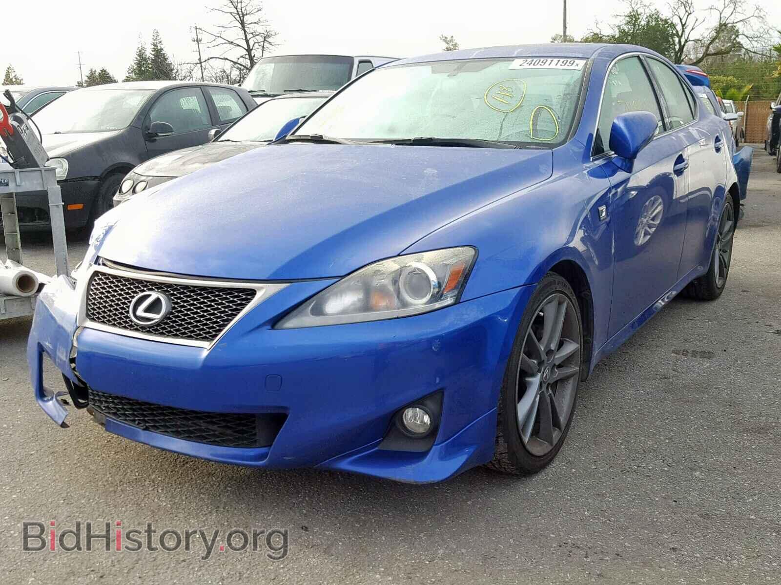 2011 LEXUS IS 250 - VIN: JTHBF5C25B5152278 - Фото 2
