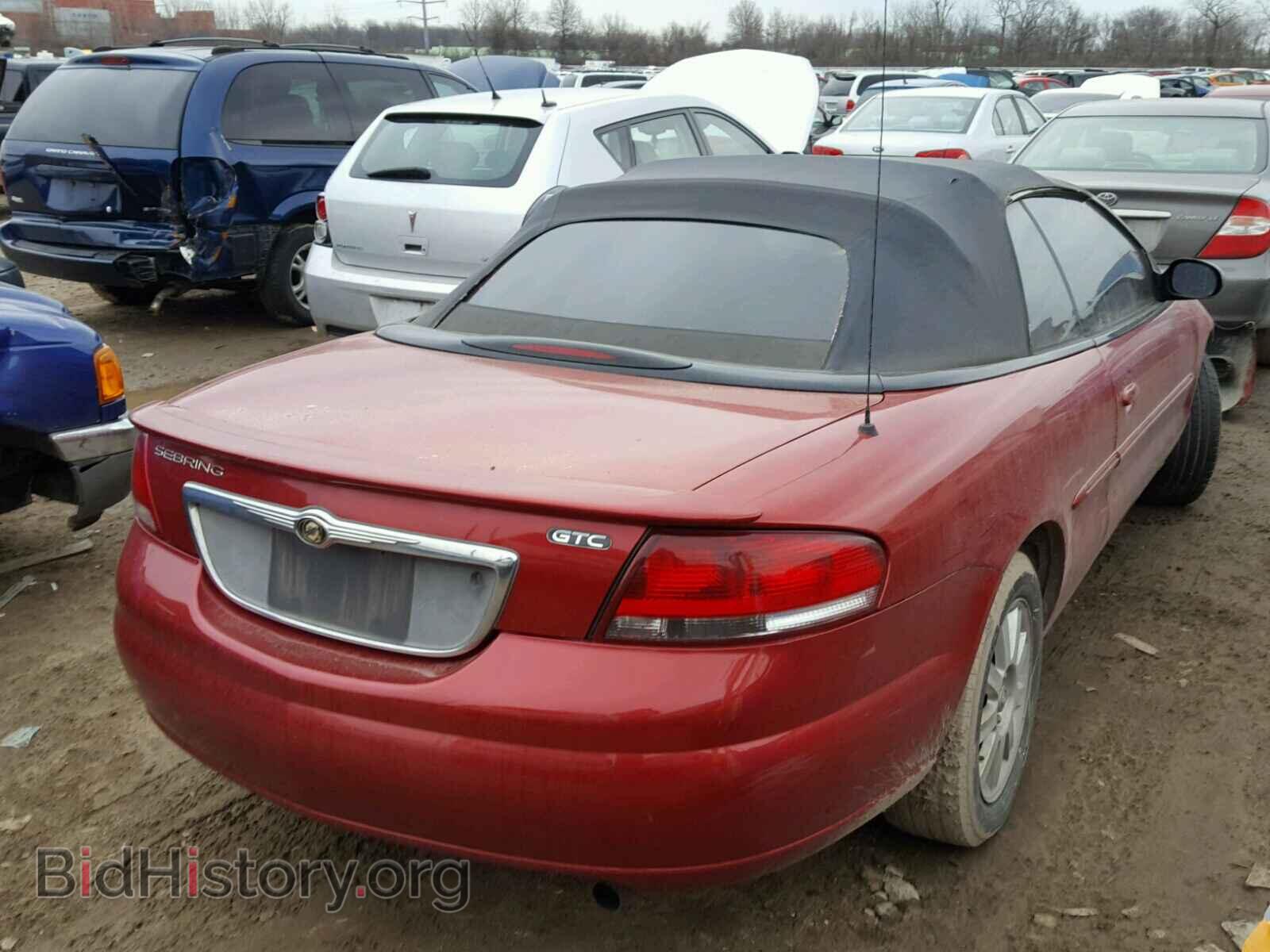2005 CHRYSLER SEBRING - VIN: 1C3EL75RX5N660784 - Фото 4