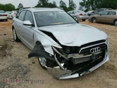 2013 Audi A6 A6 Premium, серебристый — VIN WAUDFAFC4DN073062, Copart