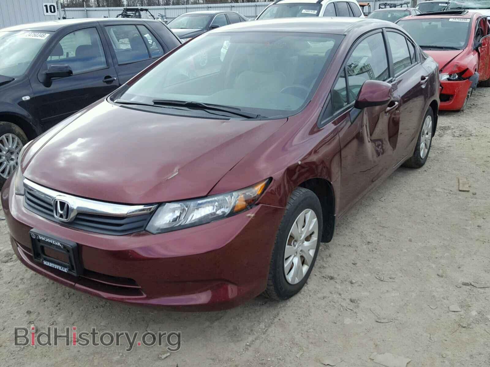 2012 HONDA CIVIC - VIN: 19XFB2F58CE003761 - Фото 2