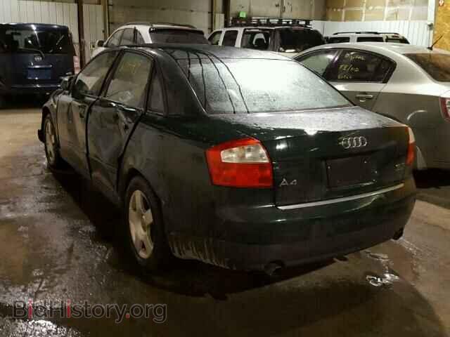 2002 AUDI A4 - VIN: WAULC68E32A170998 - Фото 3