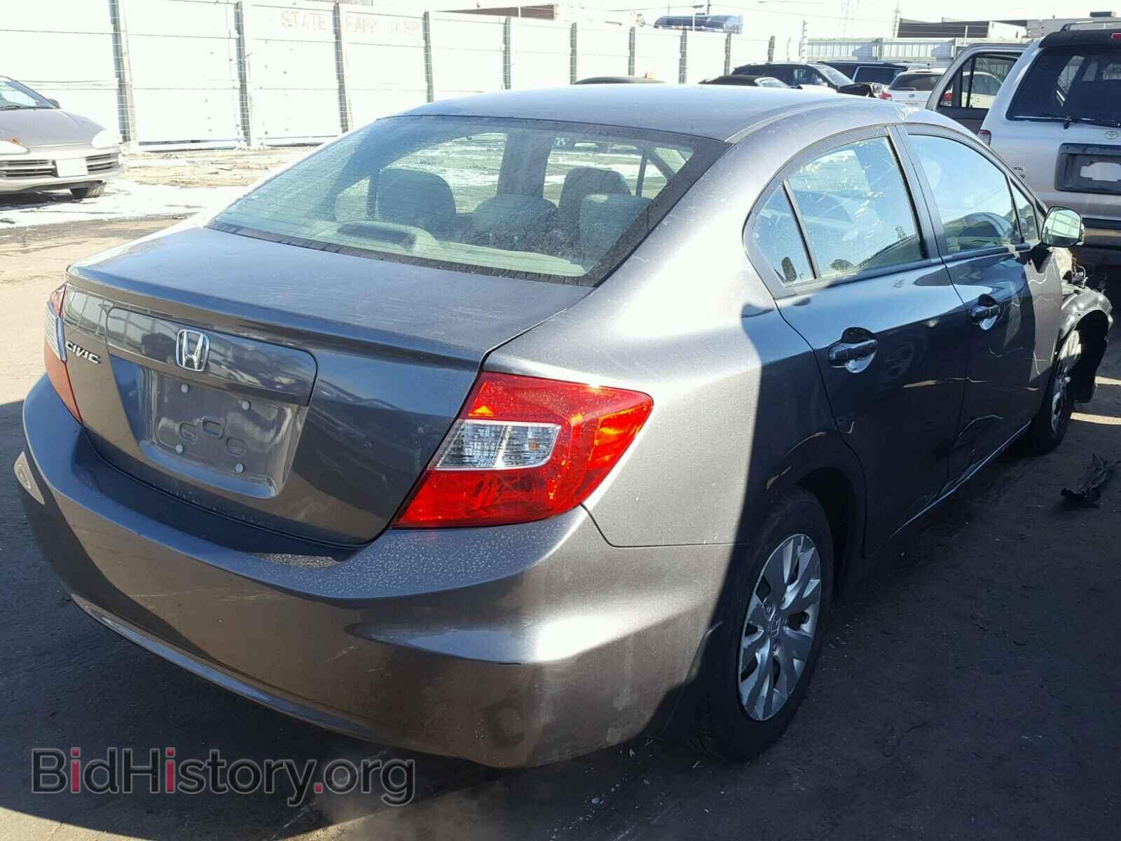2012 HONDA CIVIC - VIN: 19XFB2E53CE032828 - Фото 4