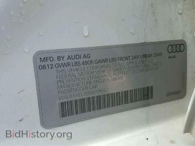 2013 AUDI A4 - VIN: WAUFFAFL2DN019557 - Photo 10