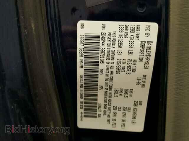 2006 DODGE CARAVAN - VIN: 2D4GP44L26R721105 - Фото 10