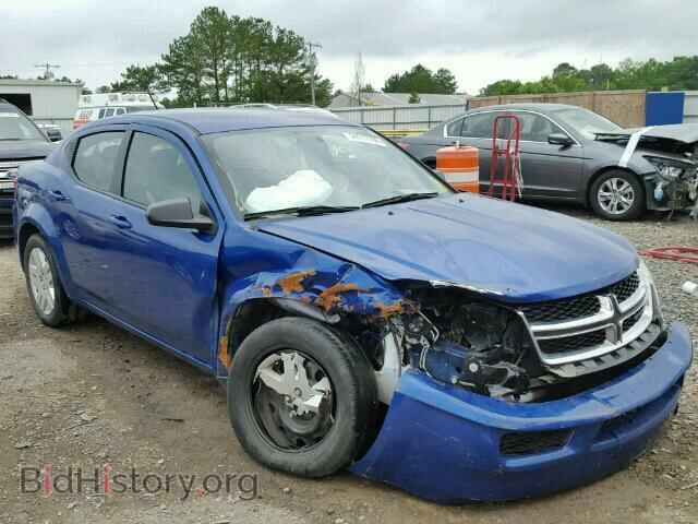Фотография 1C3CDZAB9DN755926 - DODGE AVENGER 2013