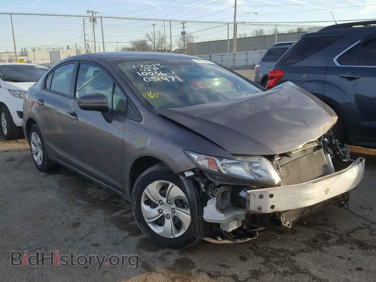 Фотография 19XFB2F57EE051478 - HONDA CIVIC 2014