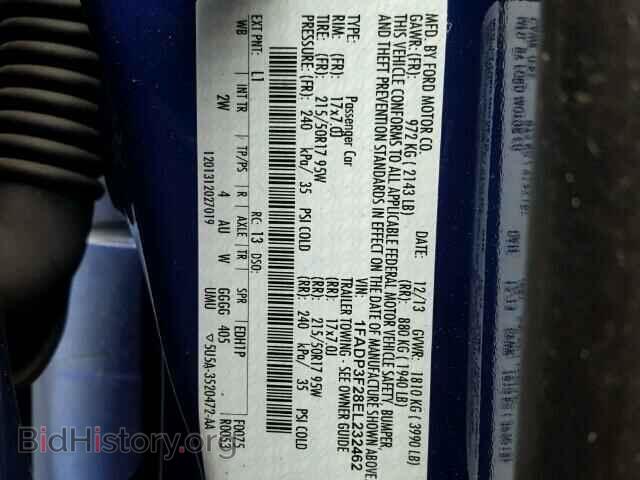 2014 FORD FOCUS - VIN: 1FADP3F28EL232462 - Photo 10