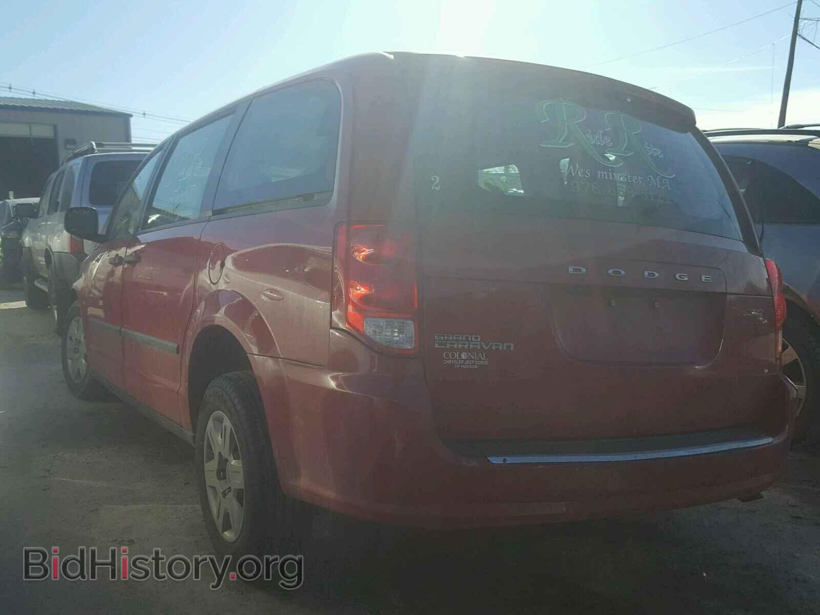 2012 DODGE CARAVAN - VIN: 2C4RDGBG7CR182983 - Фото 3