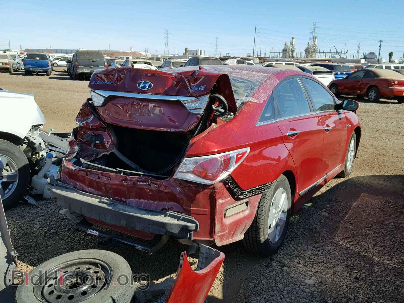 2012 HYUNDAI SONATA - VIN: KMHEC4A42CA037079 - Фото 4