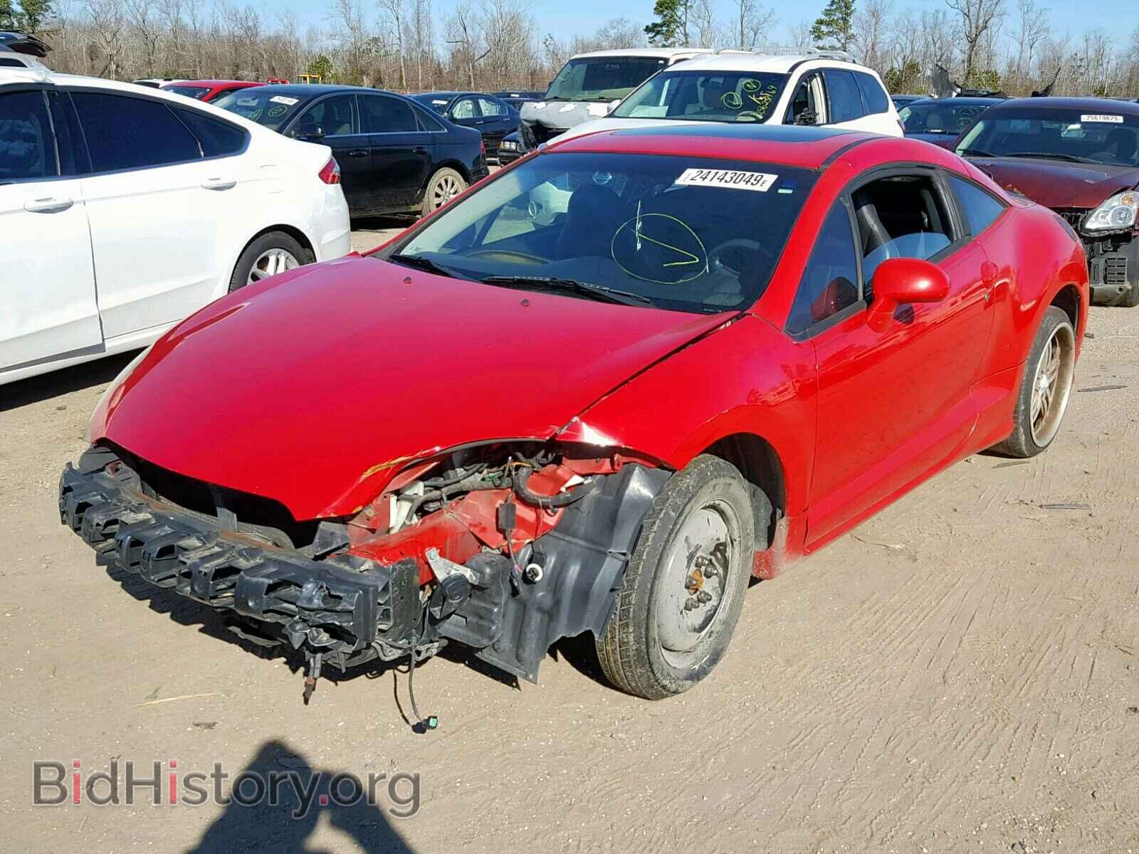 2006 MITSUBISHI ECLIPSE - VIN: 4A3AK44T36E043475 - Фото 2