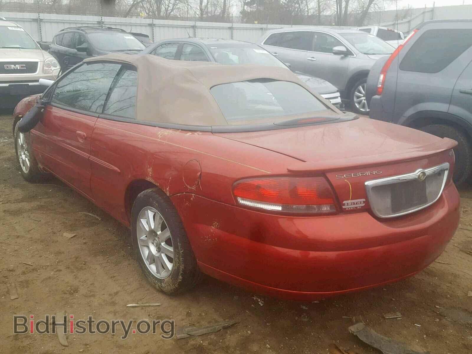 2004 CHRYSLER SEBRING - VIN: 1C3EL75R54N391379 - Фото 3