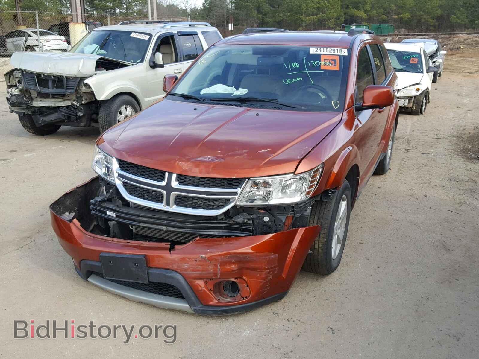 2012 DODGE JOURNEY - VIN: 3C4PDCBGXCT273484 - Фото 2