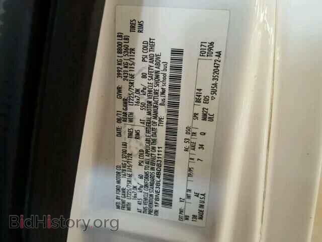 2011 FORD ECONOLINE - VIN: 1FBNE3BL4BDB31111 - Photo 10