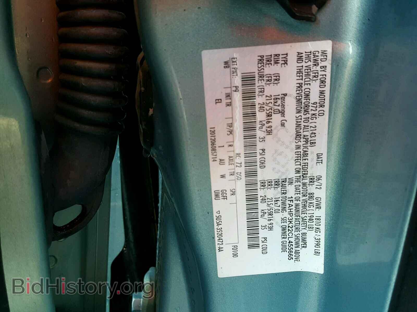 2012 FORD FOCUS - VIN: 1FAHP3K22CL455665 - Photo 10