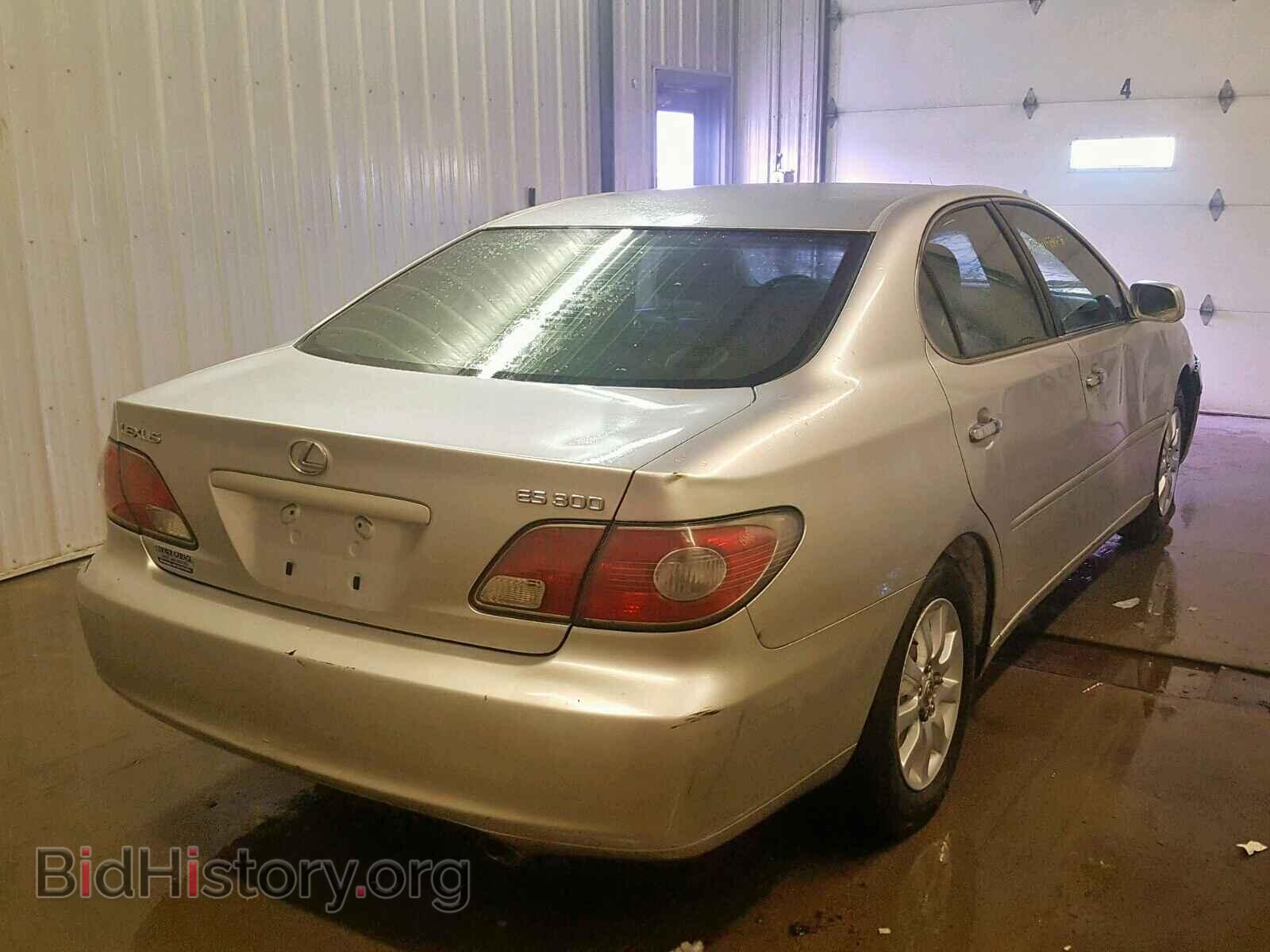 2002 LEXUS ES300 - VIN: JTHBF30G325029101 - Фото 4