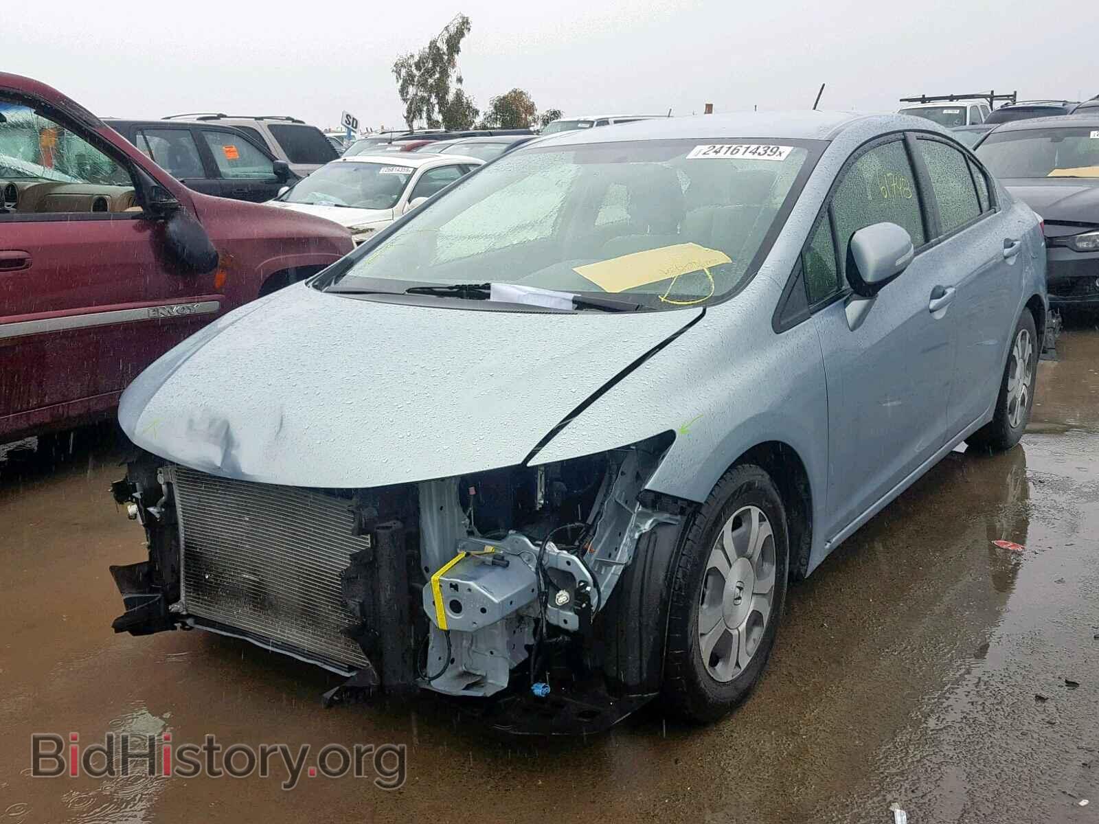 2012 HONDA CIVIC - VIN: JHMFB4F26CS007711 - Фото 2