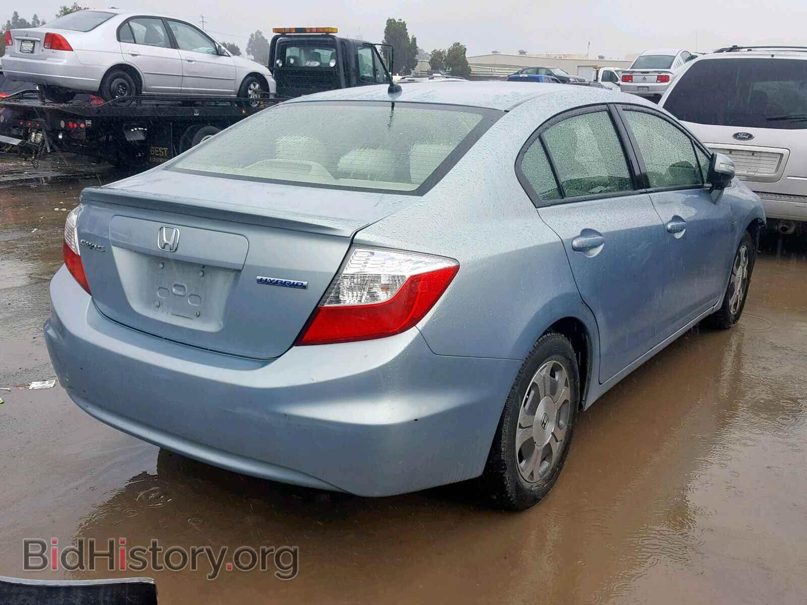 2012 HONDA CIVIC - VIN: JHMFB4F26CS007711 - Фото 4