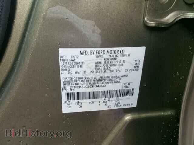 2013 FORD EDGE - VIN: 2FMDK3JC0DBB49823 - Photo 10