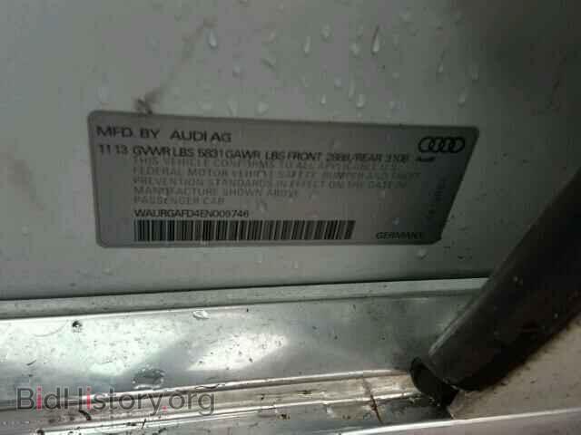 2014 AUDI A8 - VIN: WAURGAFD4EN009746 - Фото 10