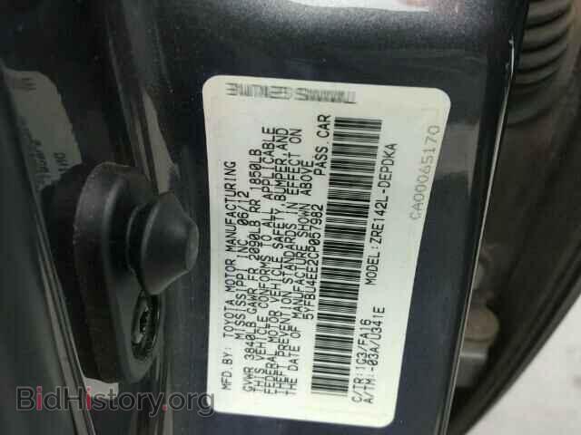 2012 TOYOTA COROLLA - VIN: 5YFBU4EE2CP057982 - Фото 10