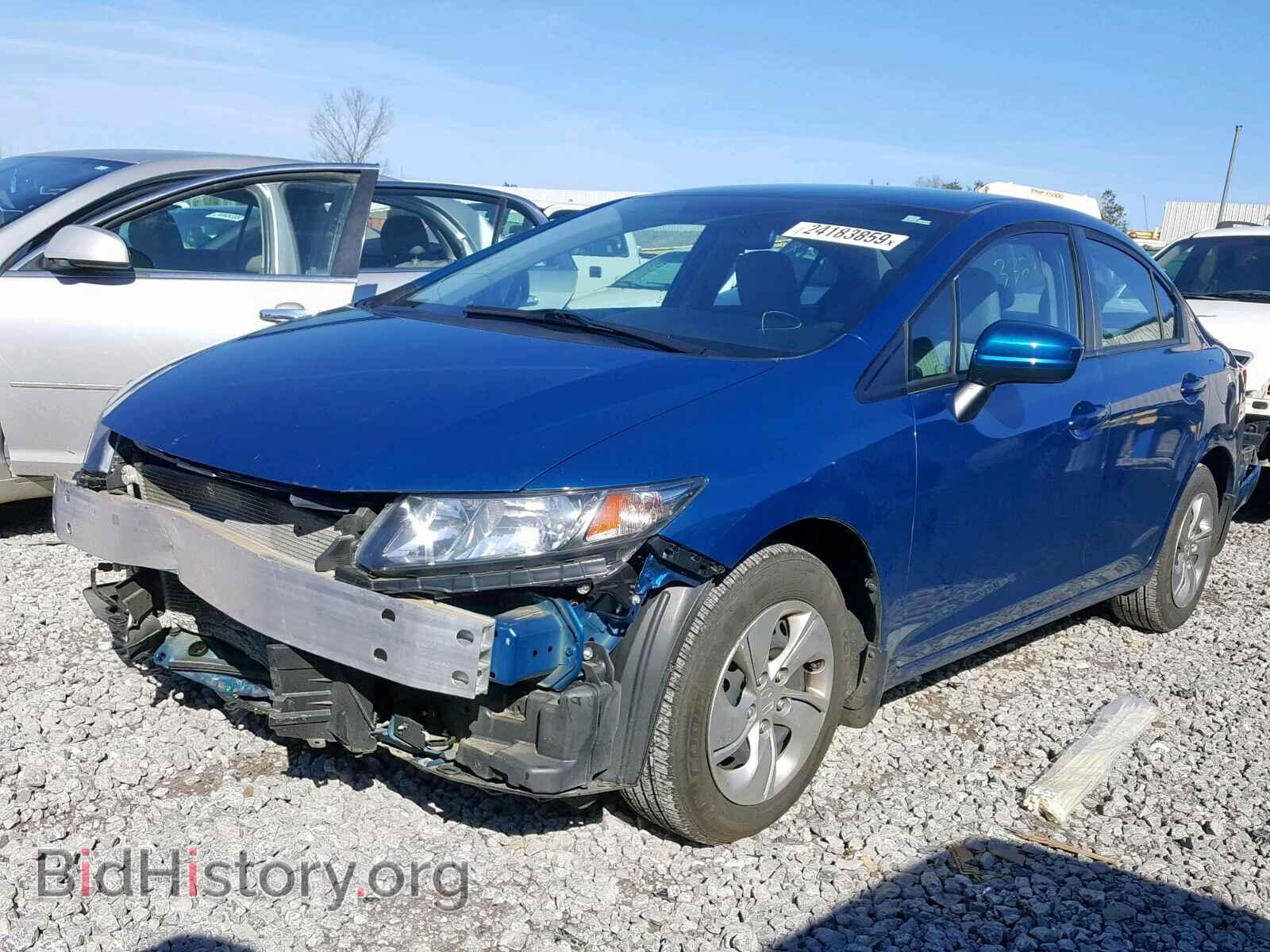2014 HONDA CIVIC LX - VIN: 2HGFB2F55EH545232 - Фото 2