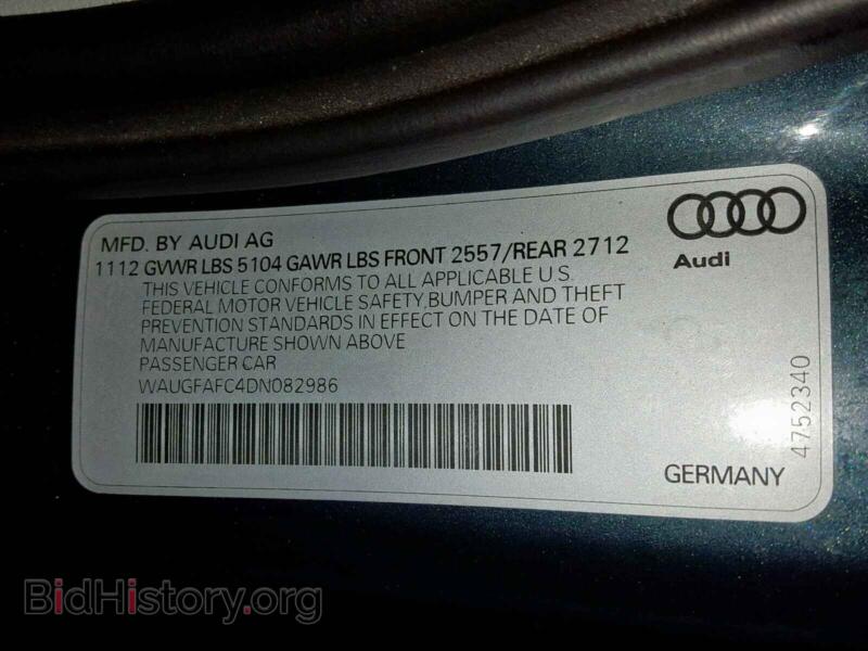 2013 Audi A6 (VIN WAUGFAFC4DN082986) — photo 10 of 10