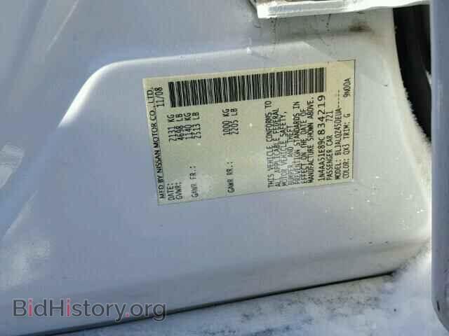 2009 NISSAN MAXIMA - VIN: 1N4AA51E89C834219 - Фото 10