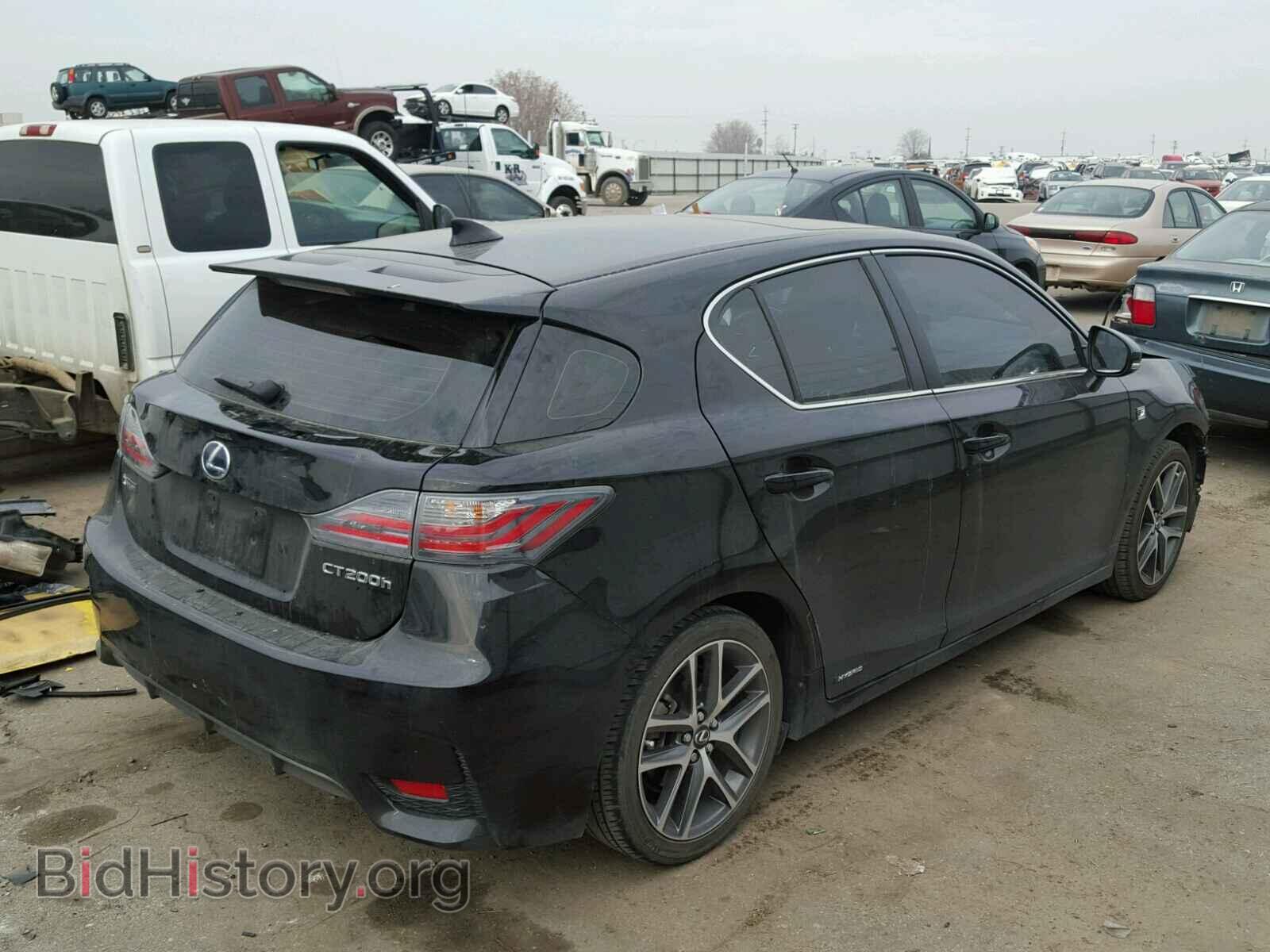 2014 LEXUS CT 200 - VIN: JTHKD5BH9E2181042 - Фото 4