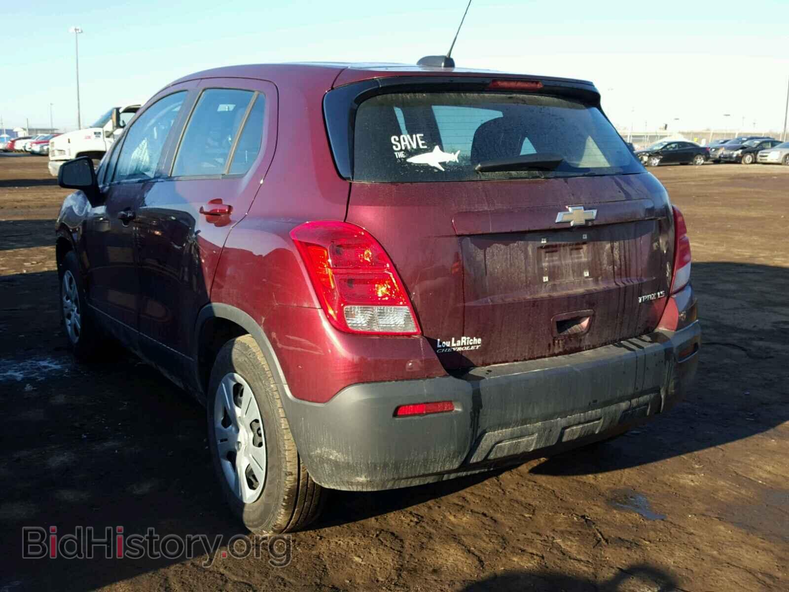 2016 CHEVROLET TRAX - VIN: 3GNCJKSB3GL228048 - Фото 3