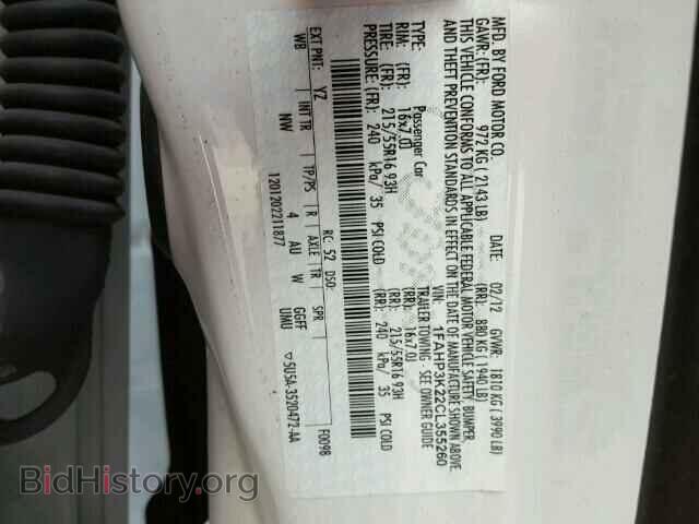 2012 FORD FOCUS - VIN: 1FAHP3K22CL355260 - Photo 10