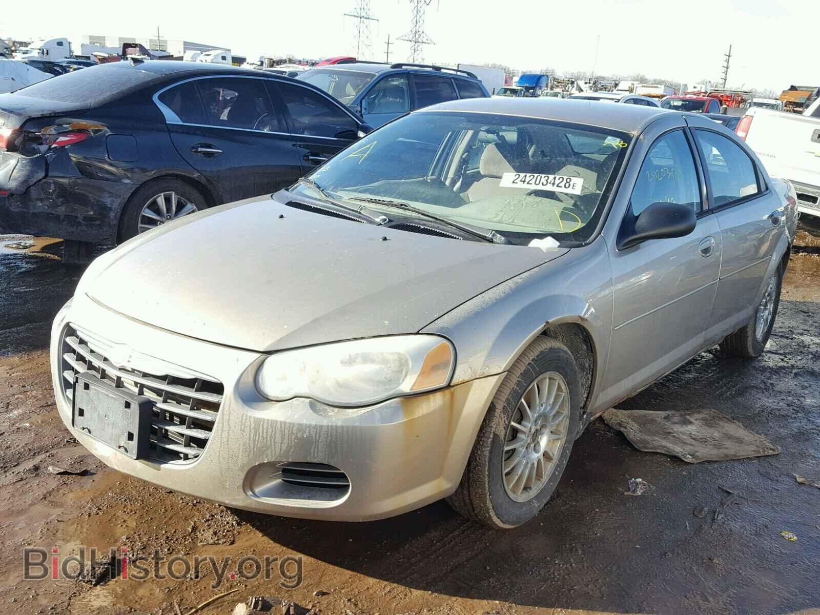 2004 CHRYSLER SEBRING - VIN: 1C3EL46X74N300494 - Фото 2