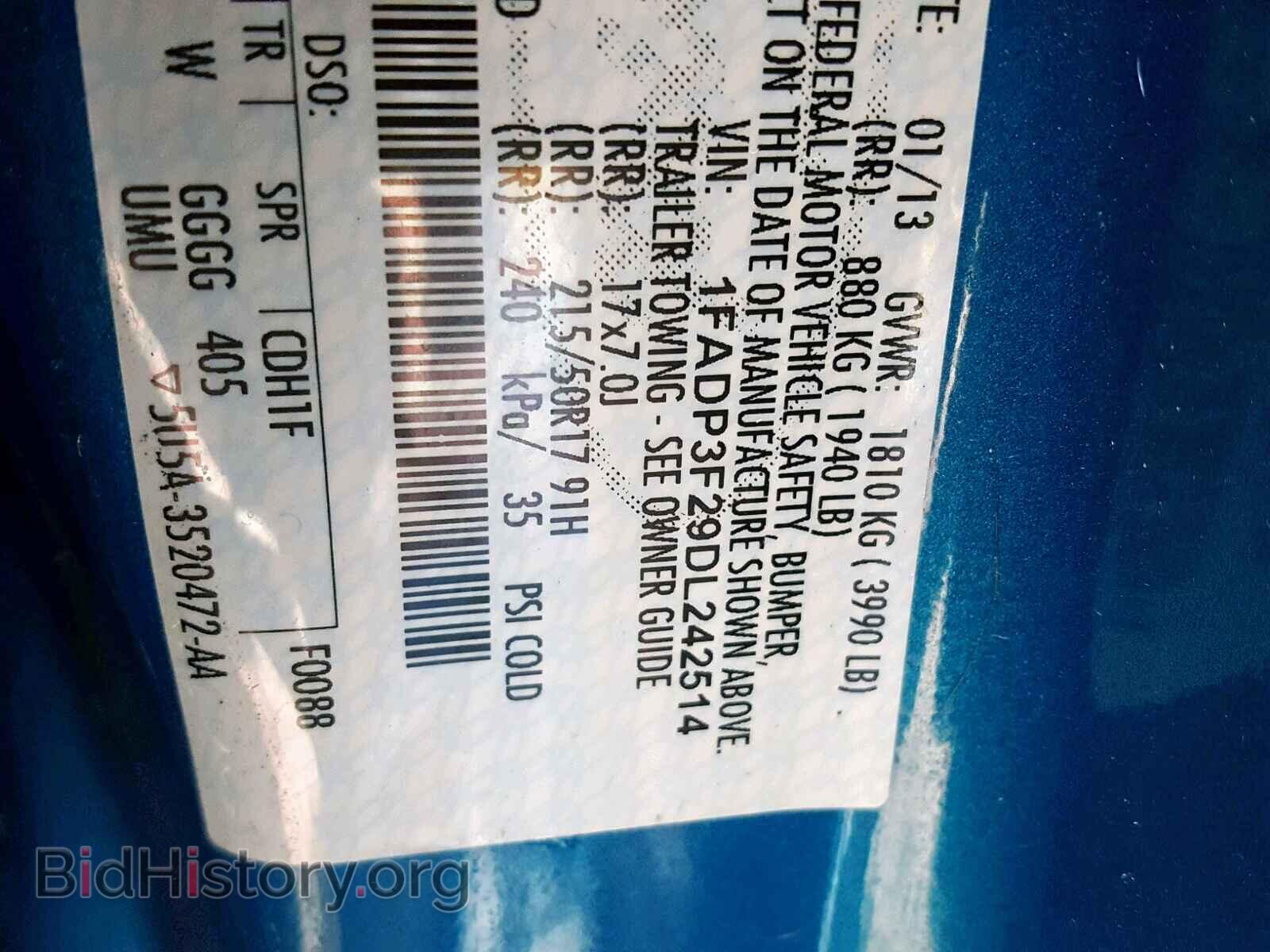 2013 FORD FOCUS - VIN: 1FADP3F29DL242514 - Photo 10