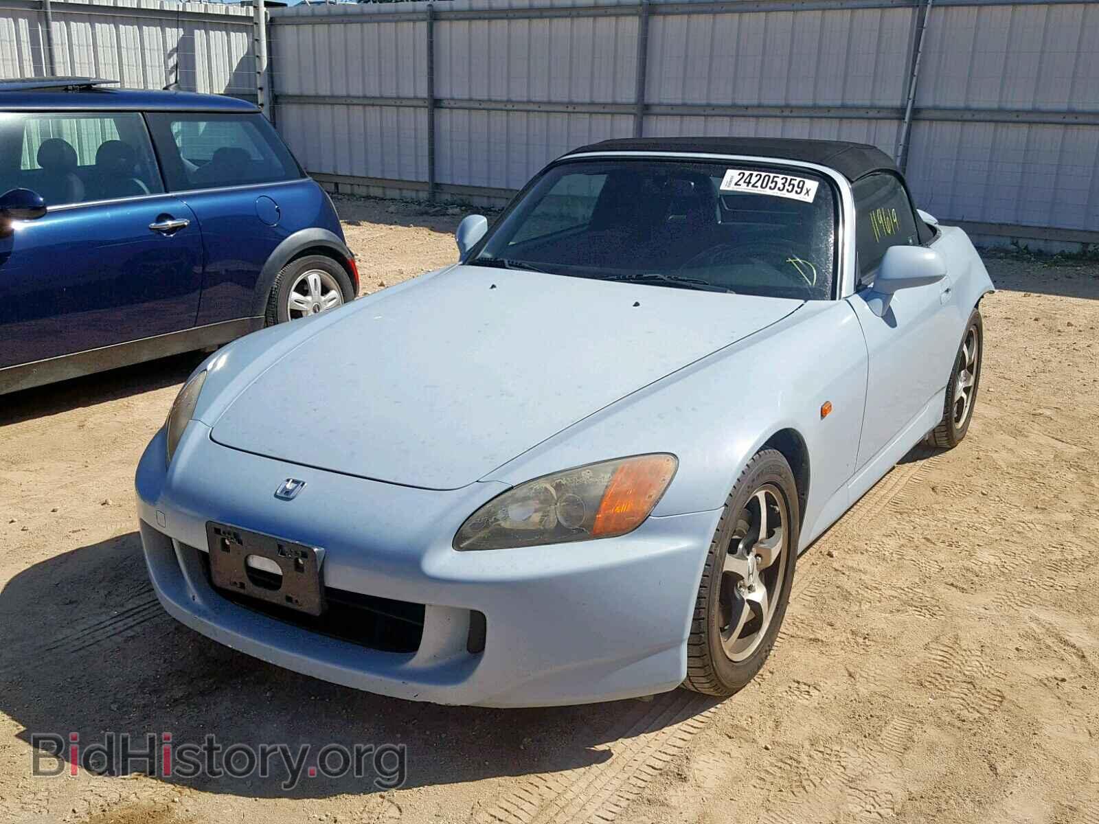 2001 HONDA S2000 - VIN: JHMAP114X1T007639 - Фото 2