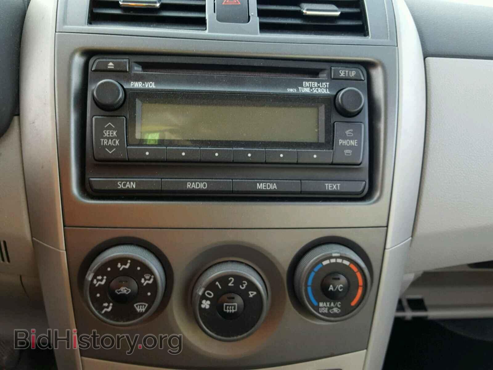 2012 TOYOTA COROLLA BA - VIN: 2T1BU4EE3CC809382 - Фото 9
