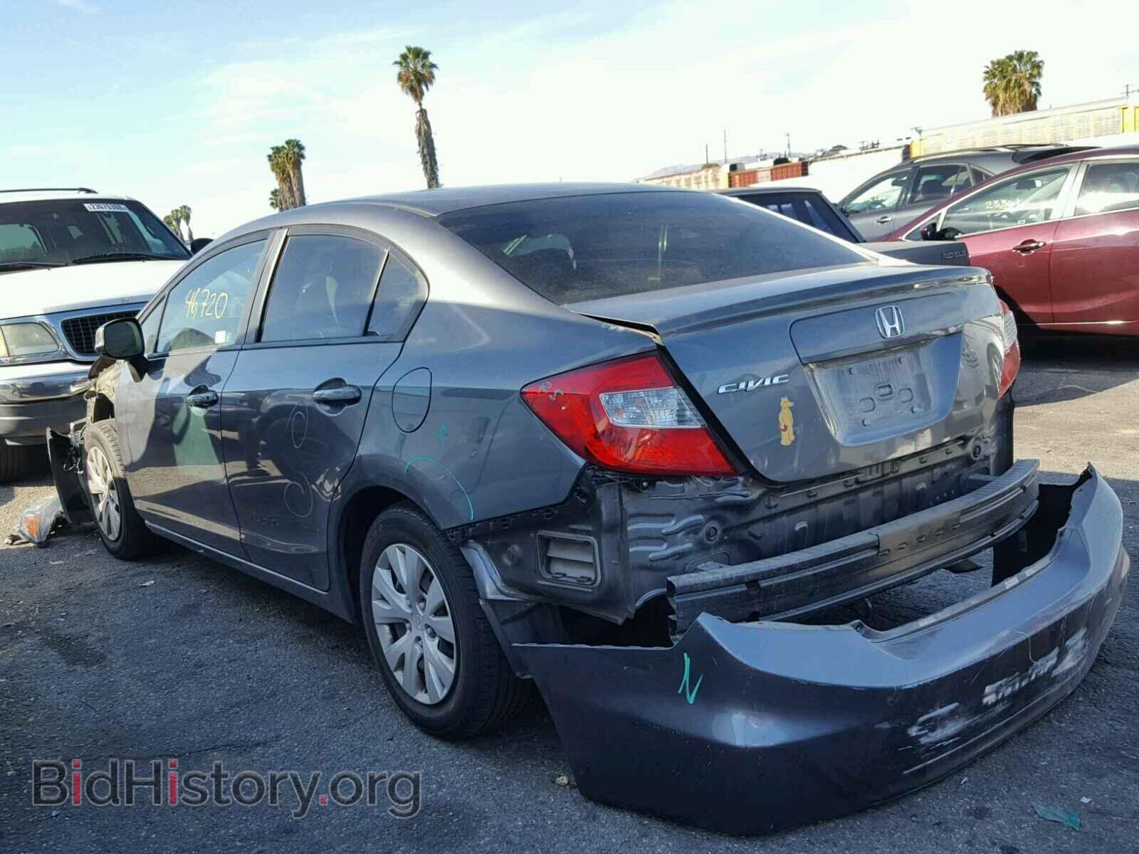 2012 HONDA CIVIC - VIN: 19XFB2F54CE392267 - Фото 3