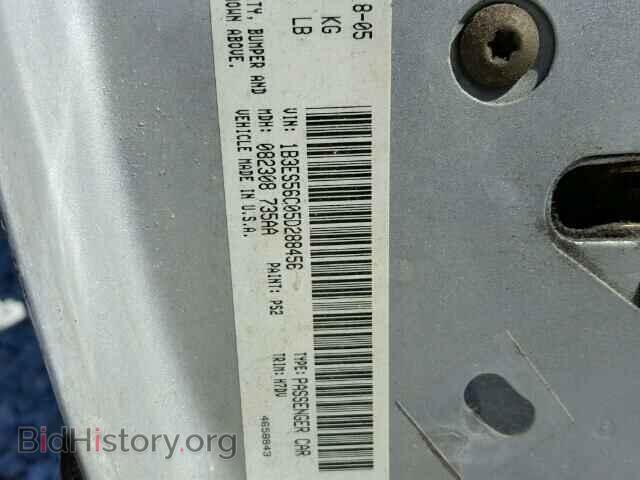 2005 DODGE NEON - VIN: 1B3ES56C05D288456 - Фото 10
