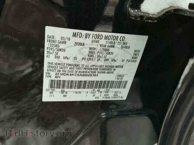 2010 FORD EDGE - VIN: 2FMDK4KC6ABB28393 - Photo 10