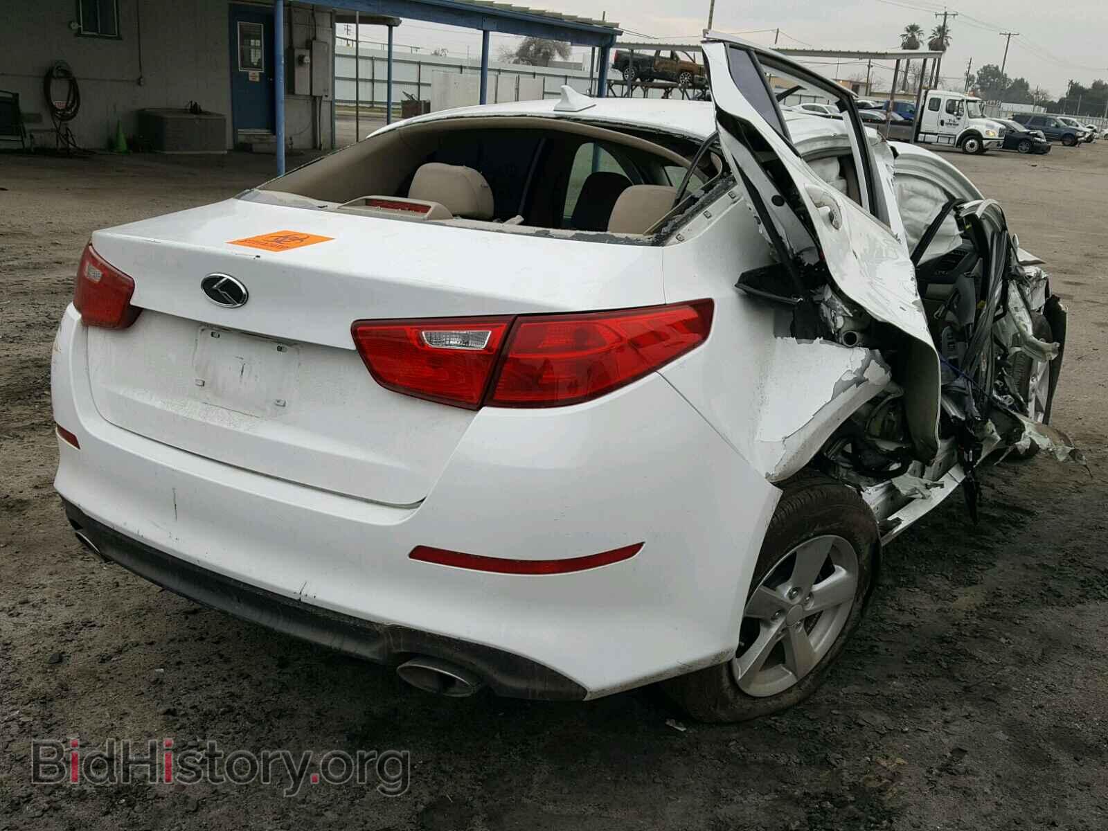 2014 KIA OPTIMA - VIN: KNAGM4A79E5450243 - Фото 4