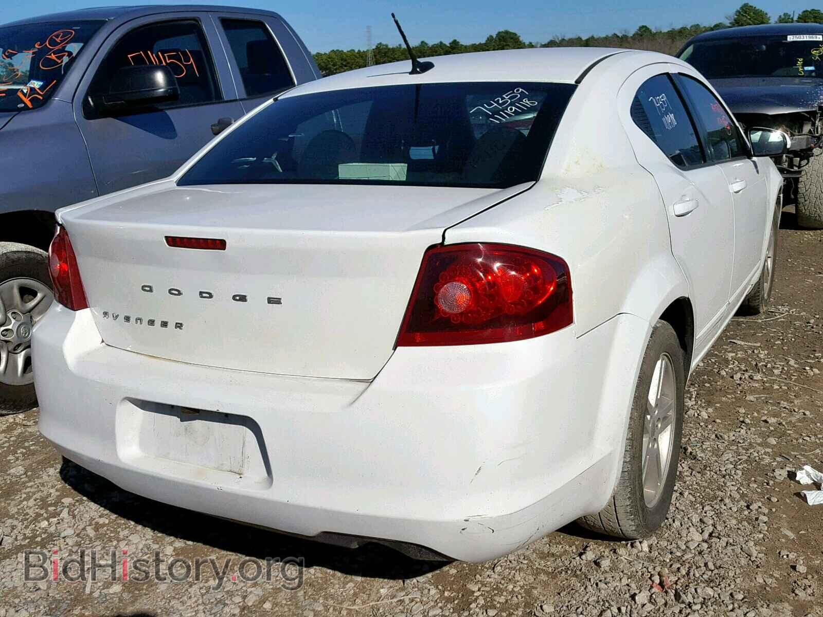 2012 DODGE AVENGER - VIN: 1C3CDZCB2CN179429 - Фото 4