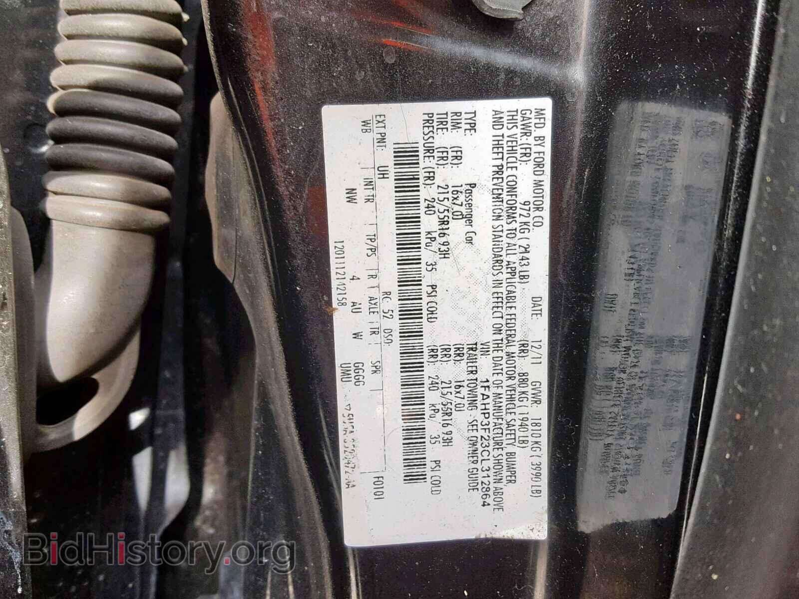 2012 FORD FOCUS SE - VIN: 1FAHP3F23CL312864 - Фото 10