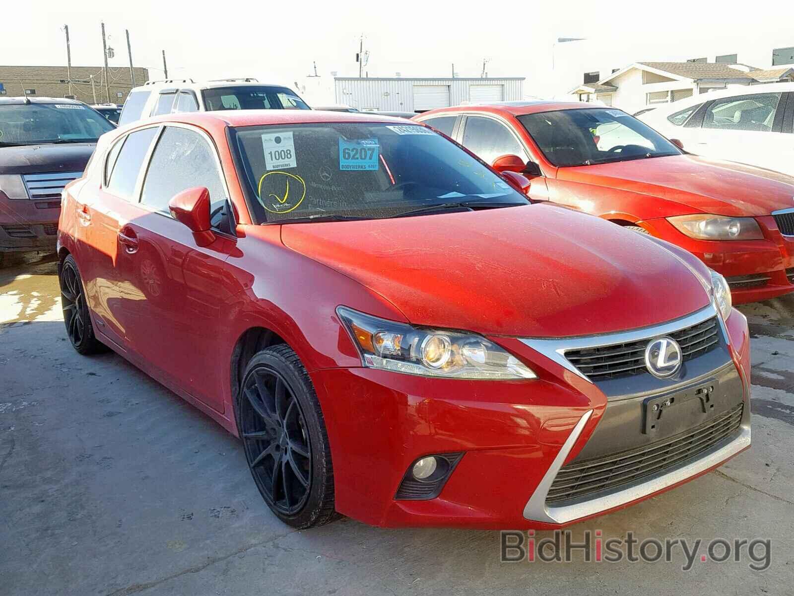 Photo JTHKD5BH5E2175240 - LEXUS CT 200 2014