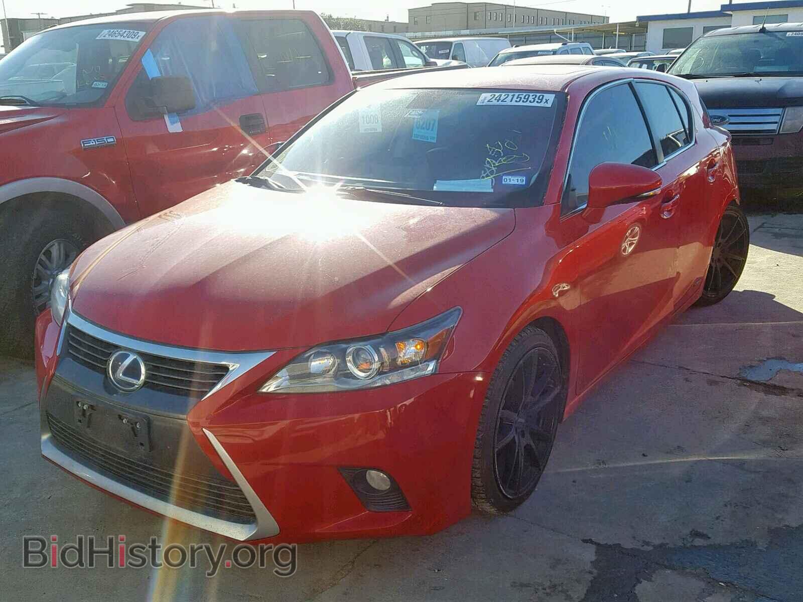 2014 LEXUS CT 200 - VIN: JTHKD5BH5E2175240 - Фото 2