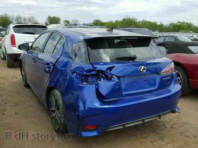 2014 LEXUS CT 200 - VIN: JTHKD5BH0E2189885 - Фото 3