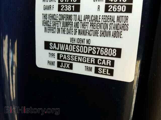 2013 JAGUAR XF - VIN: SAJWA0ES0DPS76808 - Фото 10