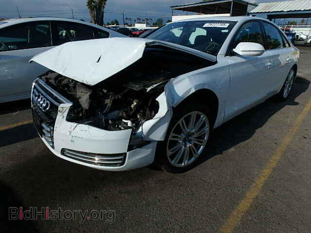 2013 AUDI A8 - VIN: WAUAGAFDXDN012176 - Фото 2