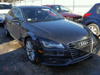 2012 Audi A7 A7 Prestig, black — VIN WAUSGAFC7CN016146, Copart